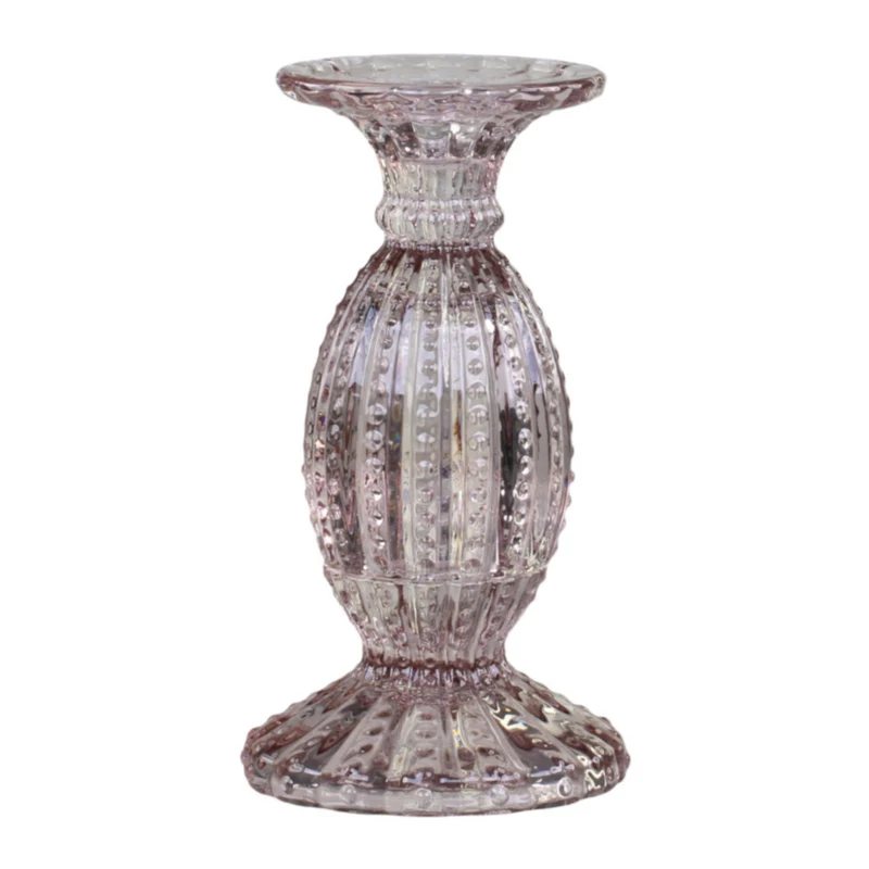 Kerzenständer mit Perlkante – Chic Antique, Taube