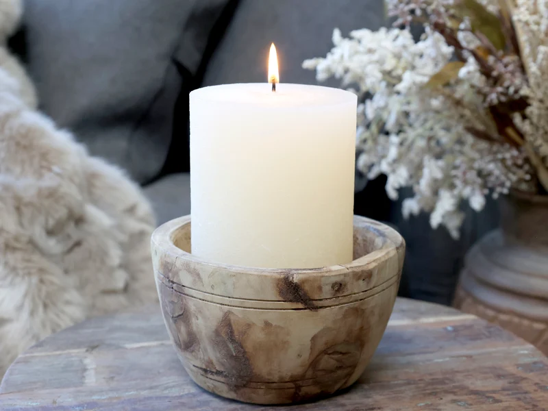 Chic Antique Grimaud Deko Schüssel – Holz Natur