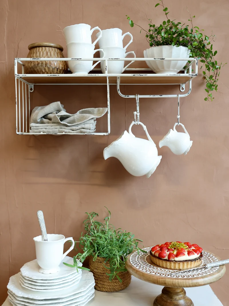 Chic Antique Arés Latteschüssel mit Goldrand – 5er Set