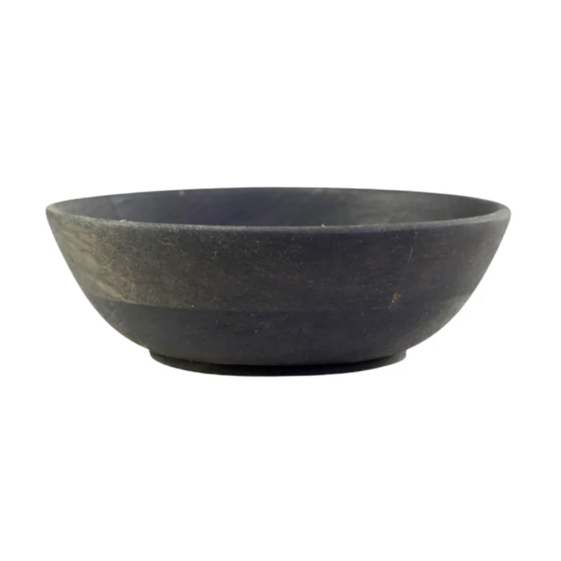 Chic Antique Laon Schale aus Mangoholz Kohle
