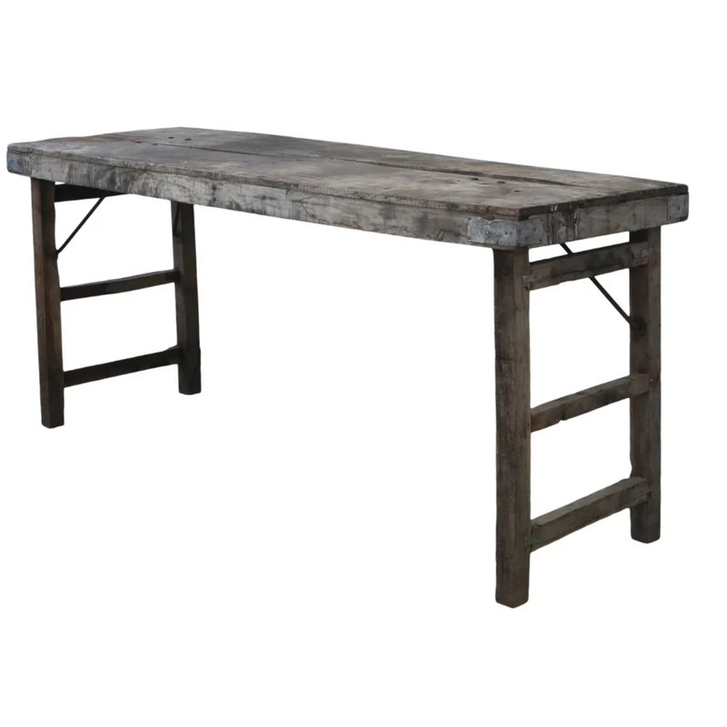Chic Antique Grimaud Alter Holztisch – Recyceltes Holz im Vintage Landhausstil