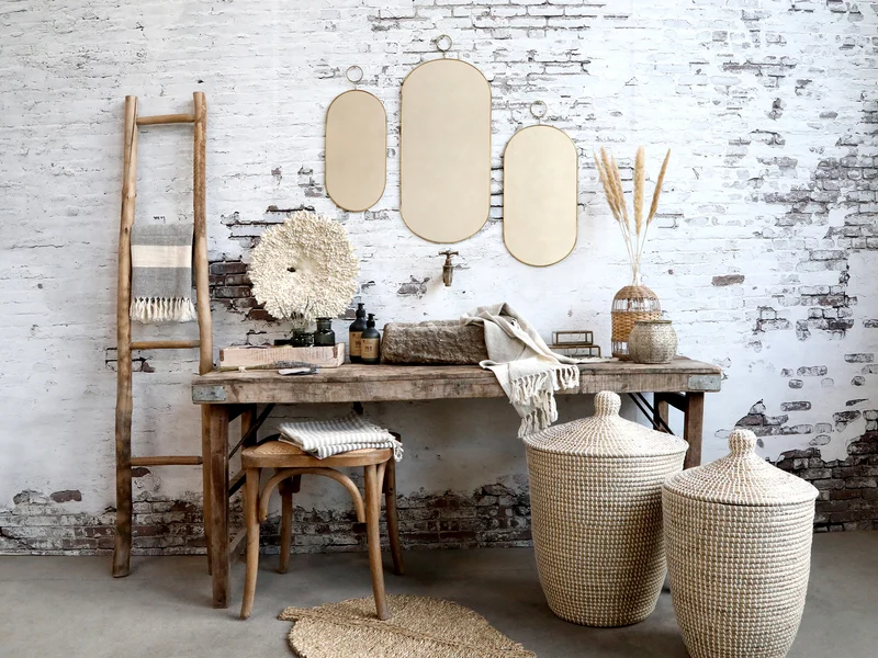 Chic Antique Grimaud Alter Holztisch – Recyceltes Holz im Vintage Landhausstil