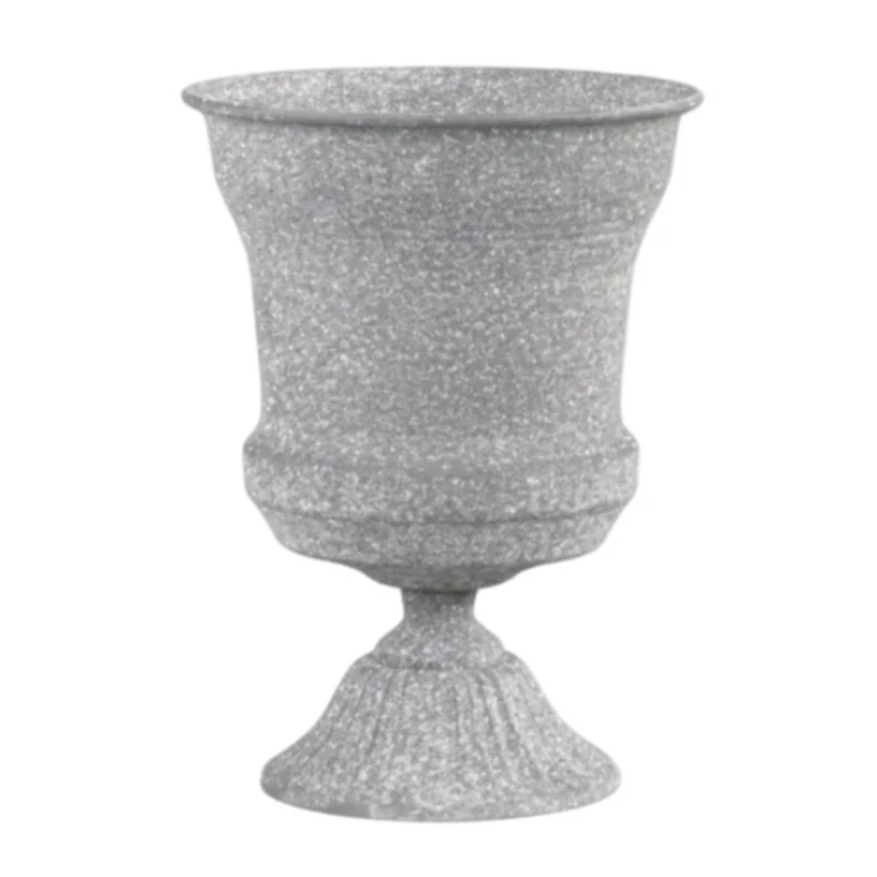 Chic Antique Aufsatz auf Fuß mit Dekor – Antique Zink