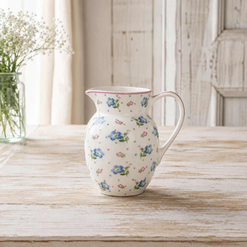 GreenGate Krug Rosalia Weiß 0,5 L
