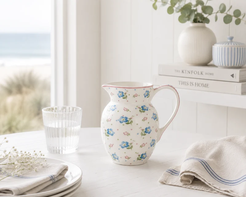GreenGate Krug Rosalia Weiß 0,5 L