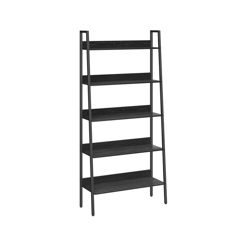 Estantería Escalera de 5 Niveles Negro