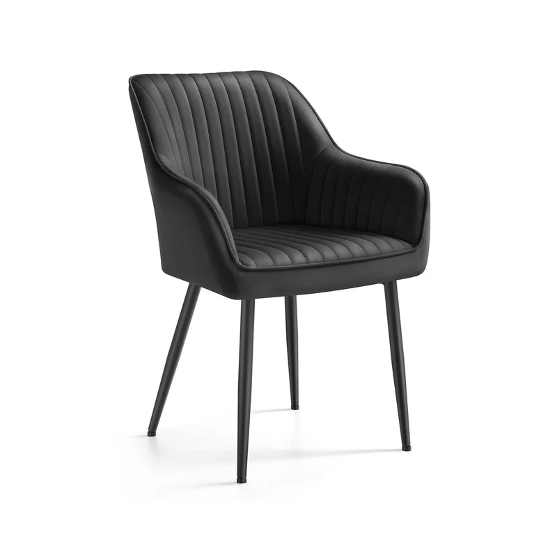Silla de Comedor Tapizada con Reposabrazos
