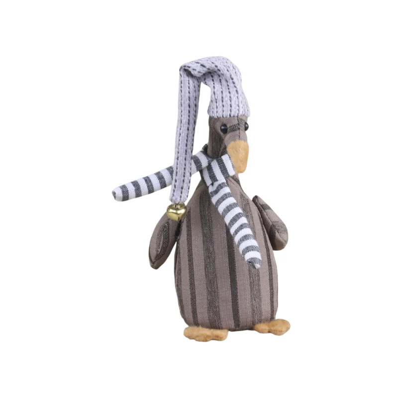 Chic Antique Gustav Gans Mokka – dekorative Landhausfigur