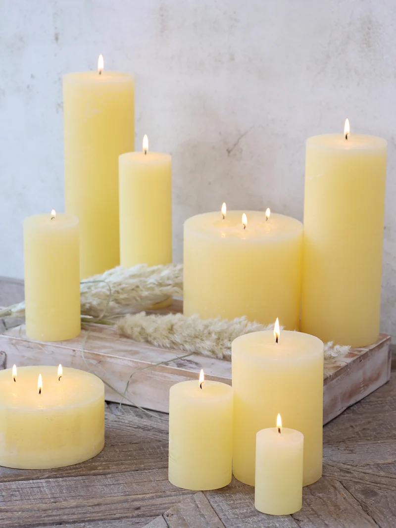 Chic Antique Macon Stumpenkerze – Honigmelone – 90 Std.