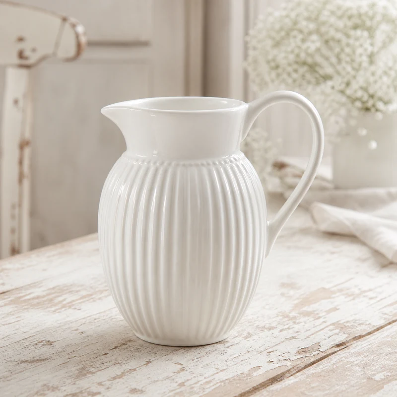 GreenGate Krug Alice Weiß 1,5 L