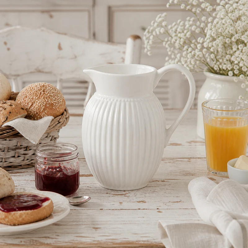 GreenGate Krug Alice Weiß 1,5 L