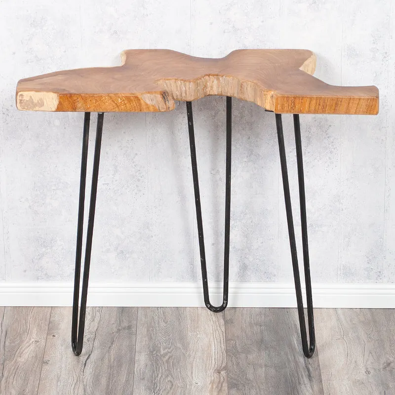 Individuelle Teak-Konsole DINDONG ca. L75-90cm
