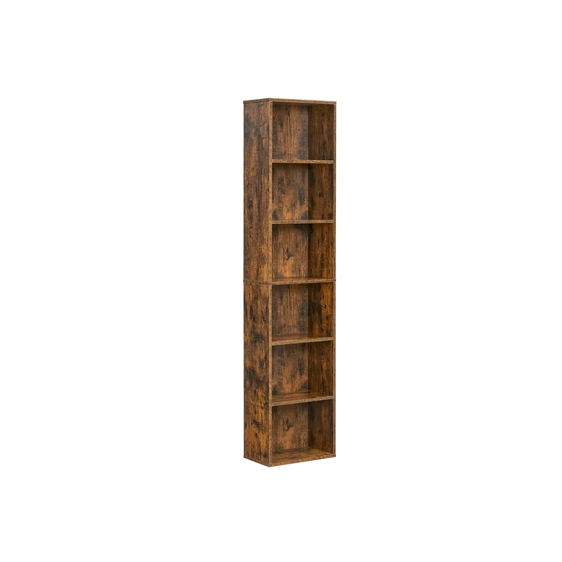 Librería Estantería de 6 Niveles 24 x 40 x 178,5 cm