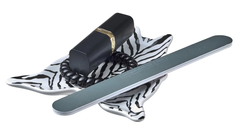 Dekoschale ZEBRA Schwarz-Weiß