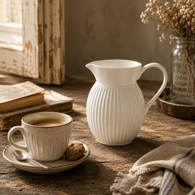GreenGate Krug Alice Weiß 0,5 L