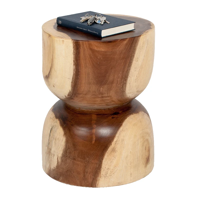 Suar Hocker FEBRY-natural ca. H45cm