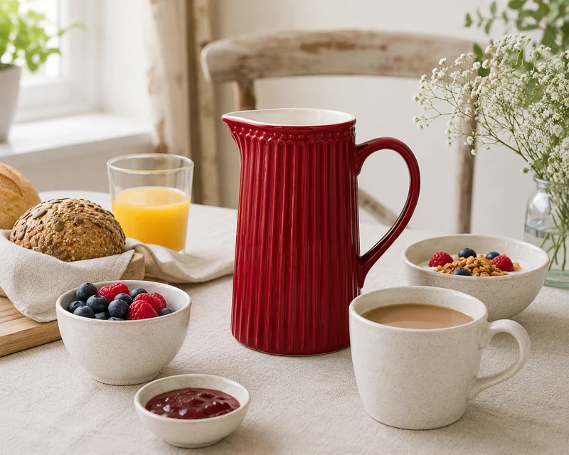 GreenGate Kanne Alice Rot 1L