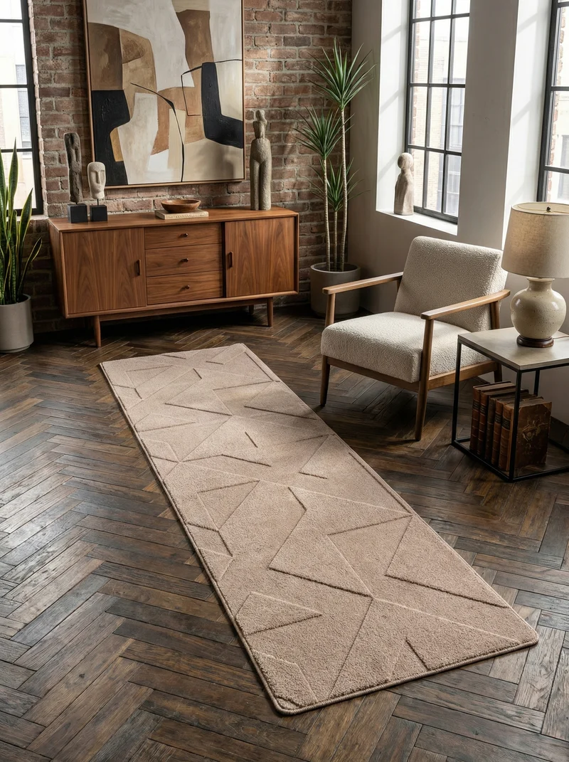 Kurzflor-Teppich Geometrisch – Waschbar | Maschinenwaschbar bei 30°C