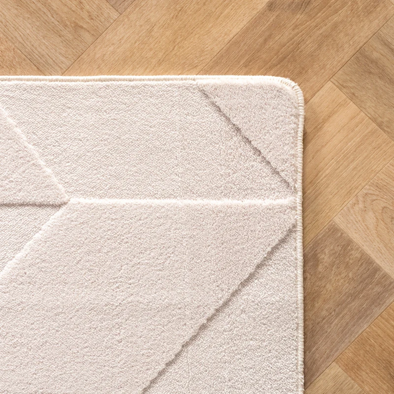 Kurzflor-Teppich Geometrisch – Waschbar | Maschinenwaschbar bei 30°C