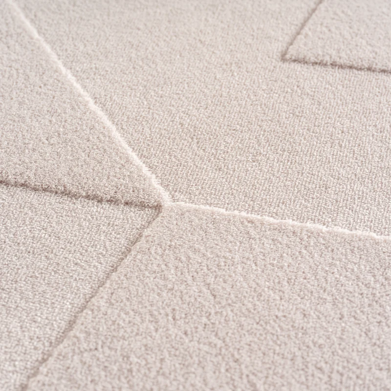 Kurzflor-Teppich Geometrisch – Waschbar | Maschinenwaschbar bei 30°C