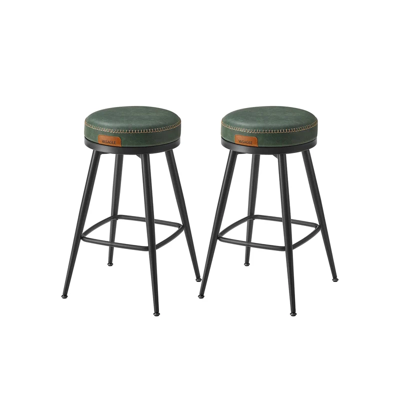 EKHO Colección - Juego de 2 Taburetes de Bar
