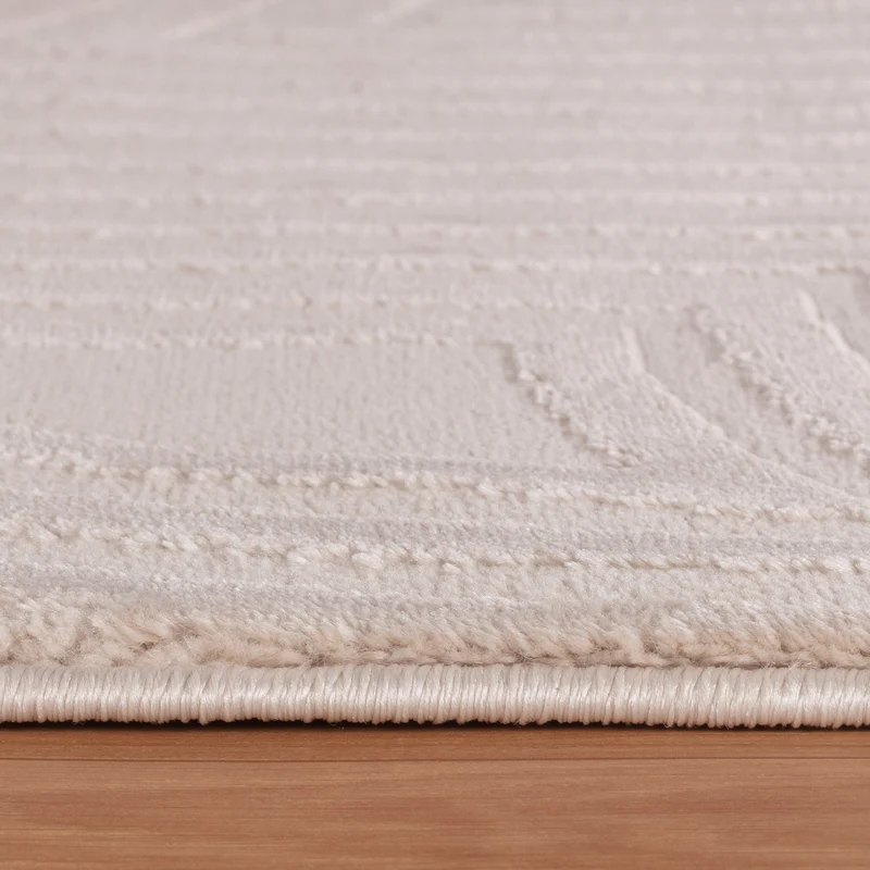 Kurzflor-Teppich Raumtiefe-Muster – Waschbar & Strapazierfähig | 1,20 cm Florhöhe