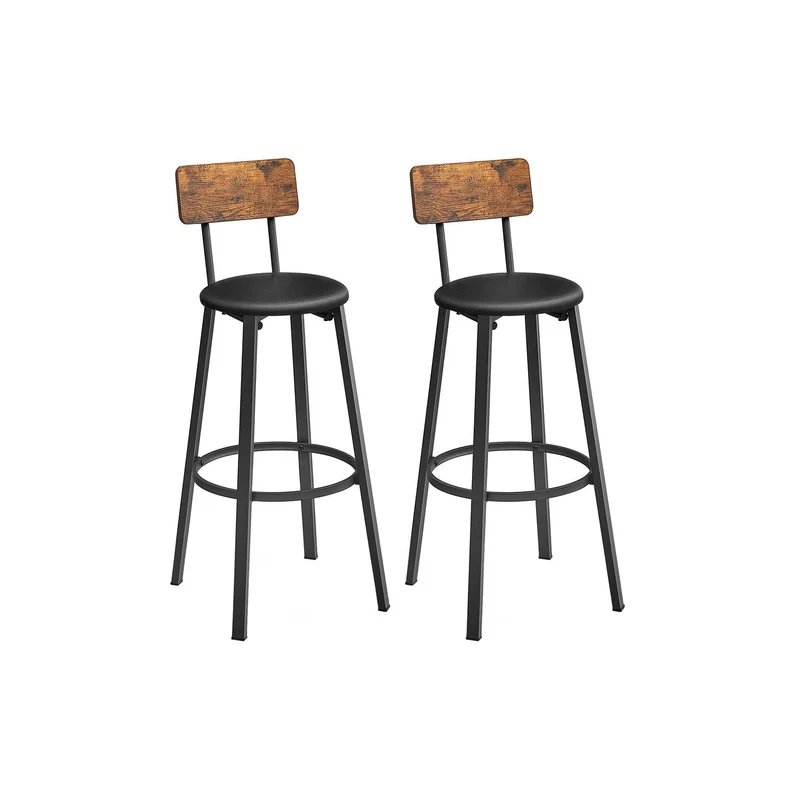 Juego de 2 Taburetes de Barra