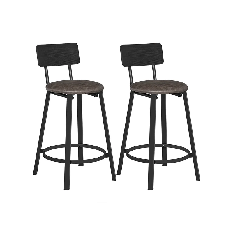 Juego de 2 Taburetes de Barra
