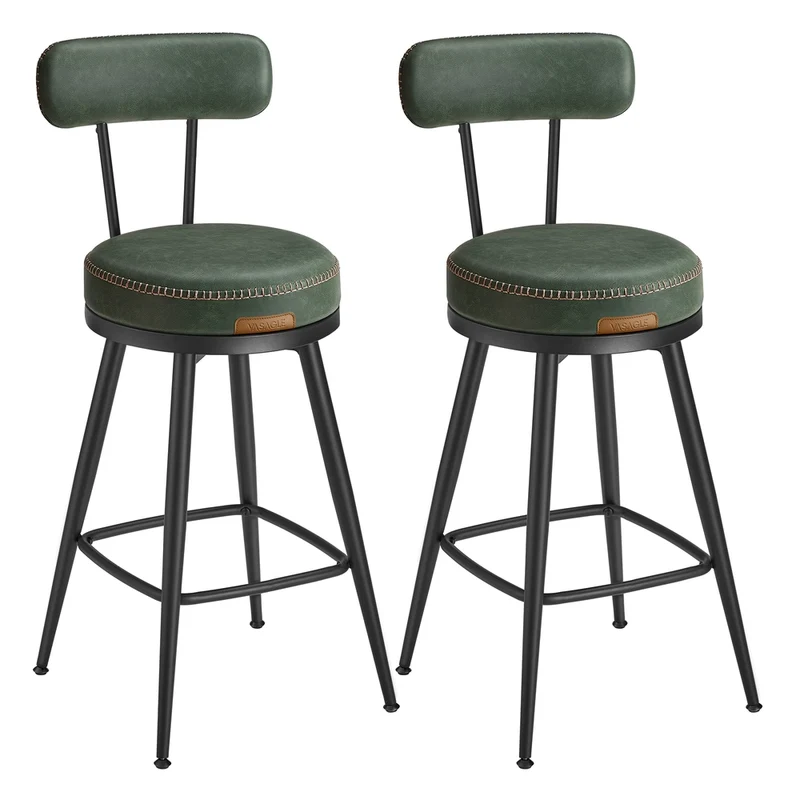 EKHO Colección - Juego de 2 Taburetes de Bar