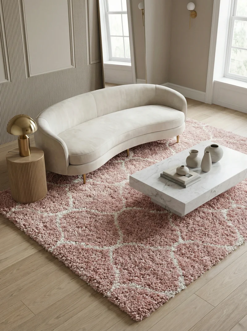 Shaggy Hochflor-Teppich Skandinavisch – Waschbar & Flauschig | 3,00 cm Florhöhe für Barfußkomfort