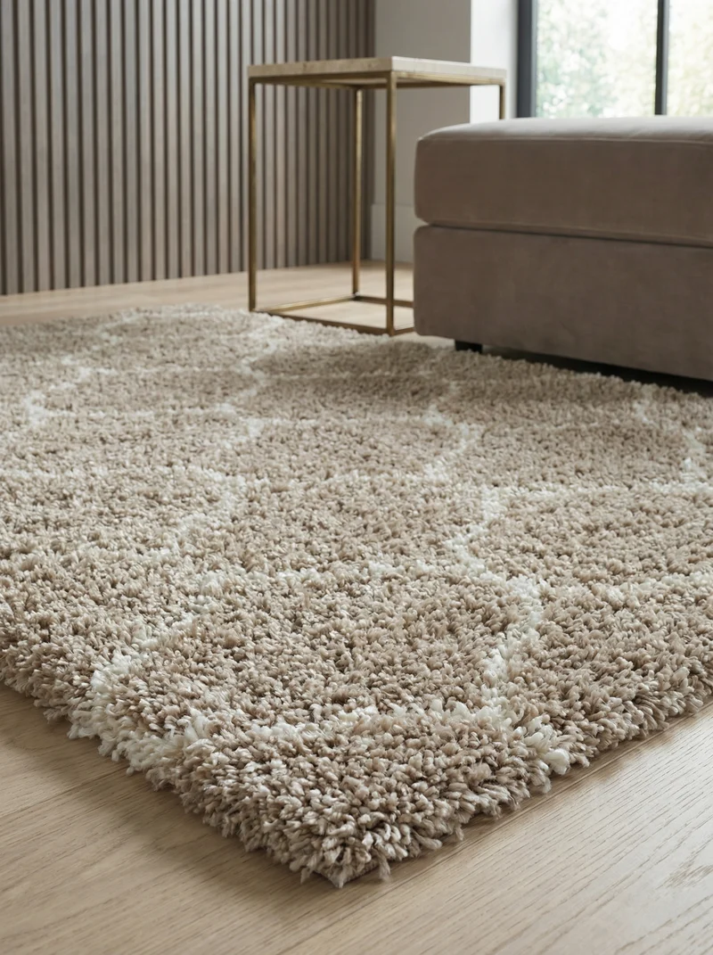 Shaggy Hochflor-Teppich Skandinavisch – Waschbar & Flauschig | 3,00 cm Florhöhe für Barfußkomfort