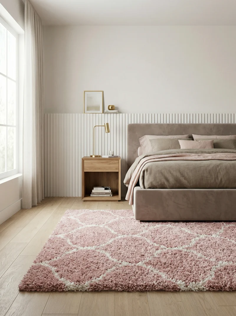 Shaggy Hochflor-Teppich Skandinavisch – Waschbar & Flauschig | 3,00 cm Florhöhe für Barfußkomfort