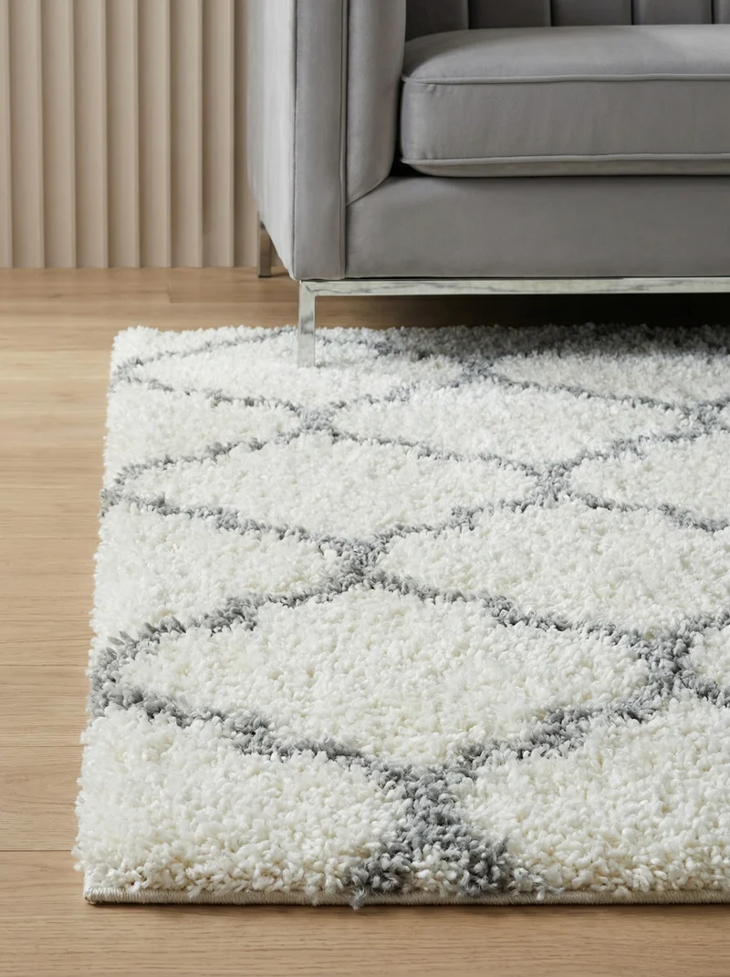 Shaggy Hochflor-Teppich Skandinavisch – Waschbar & Flauschig | 3,00 cm Florhöhe für Barfußkomfort
