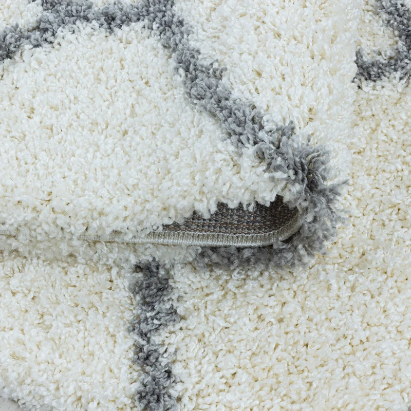 Shaggy Hochflor-Teppich Skandinavisch – Waschbar & Flauschig | 3,00 cm Florhöhe für Barfußkomfort
