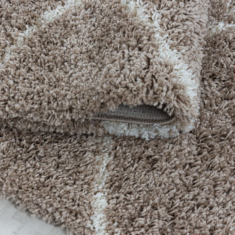 Shaggy Hochflor-Teppich Skandinavisch – Waschbar & Flauschig | 3,00 cm Florhöhe für Barfußkomfort