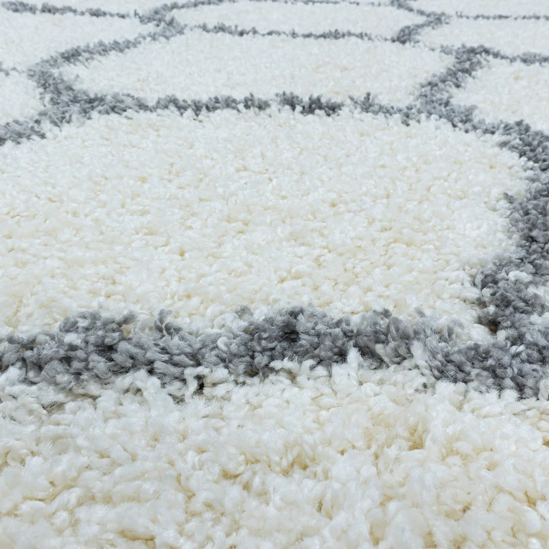Shaggy Hochflor-Teppich Skandinavisch – Waschbar & Flauschig | 3,00 cm Florhöhe für Barfußkomfort