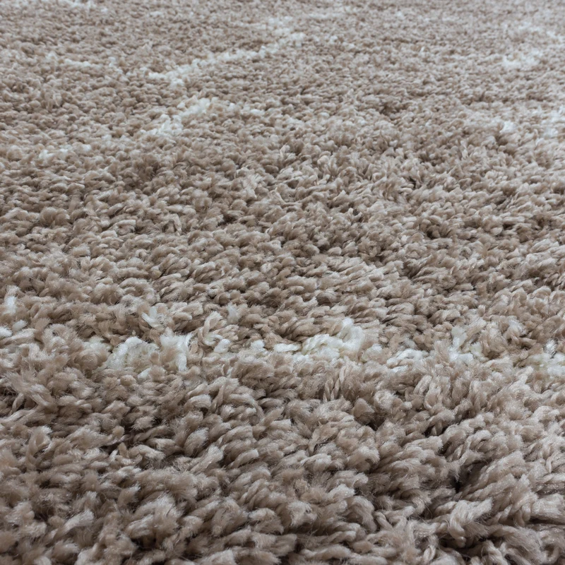 Shaggy Hochflor-Teppich Skandinavisch – Waschbar & Flauschig | 3,00 cm Florhöhe für Barfußkomfort