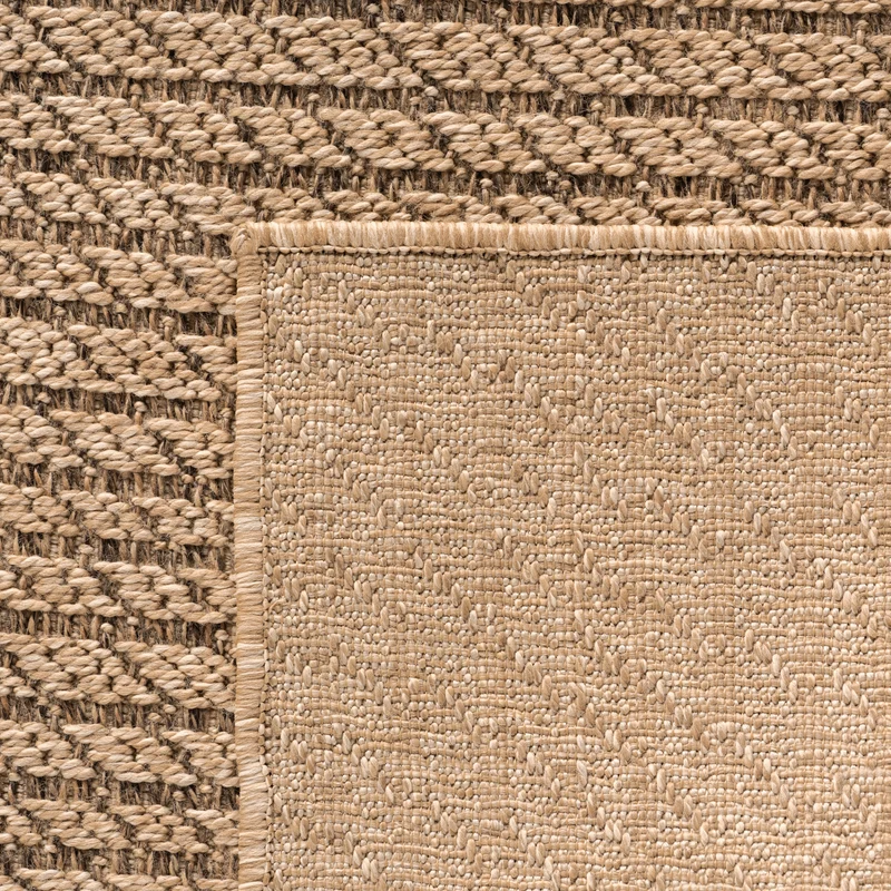 Outdoor-Teppich Unicolor – Waschbar & Wetterfest für Balkon & Terrasse