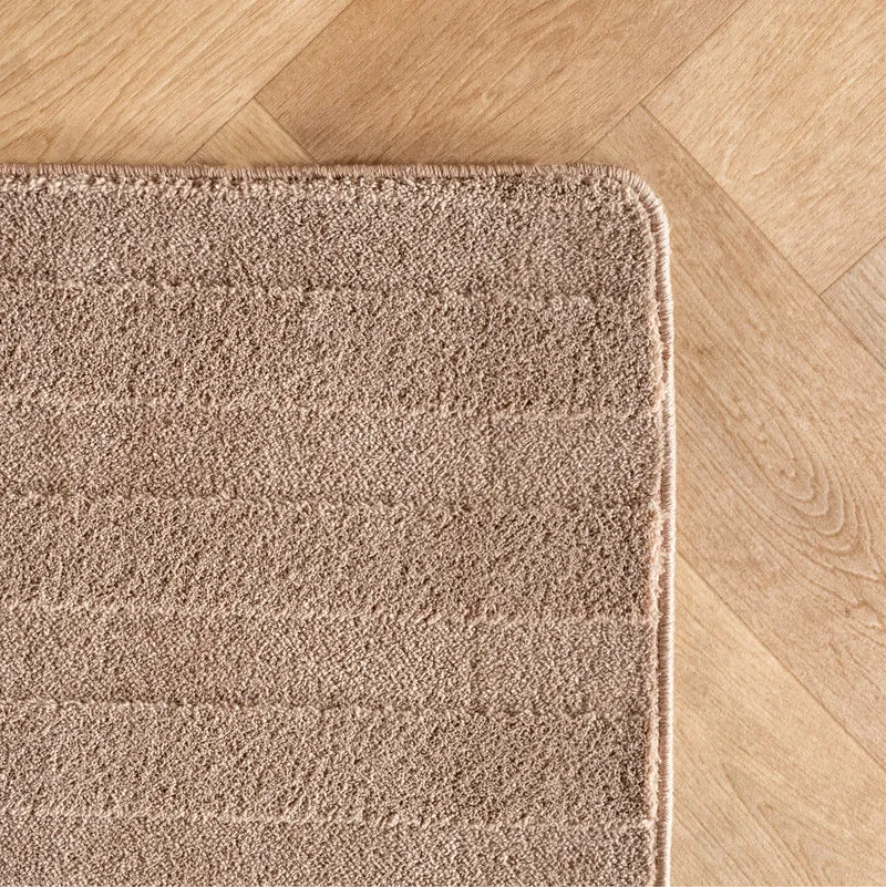 Kurzflor-Teppich Bogenmuster Symmetrisch – Waschbarer Art-Déco-Stil