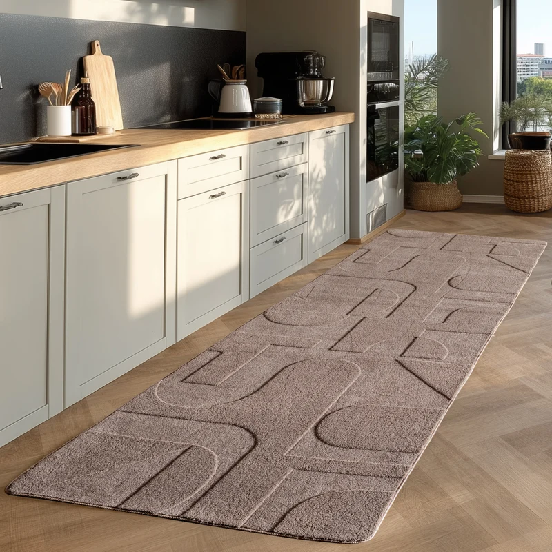 Kurzflor-Teppich Skandinavisch – Waschbar | Samtweiche Microfaser-Qualität