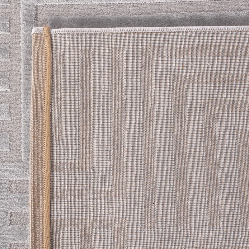 Kurzflor-Teppich 3D-Reliefdesign – Waschbar & Strapazierfähig | Heatset-Veredelung für Wolloptik