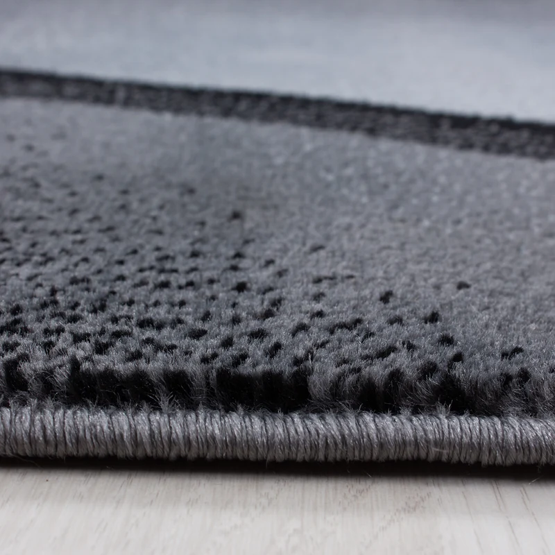 Kurzflor-Teppich Farbverlauf – Waschbar & Strapazierfähig | Heatset-Veredelung für Wolloptik