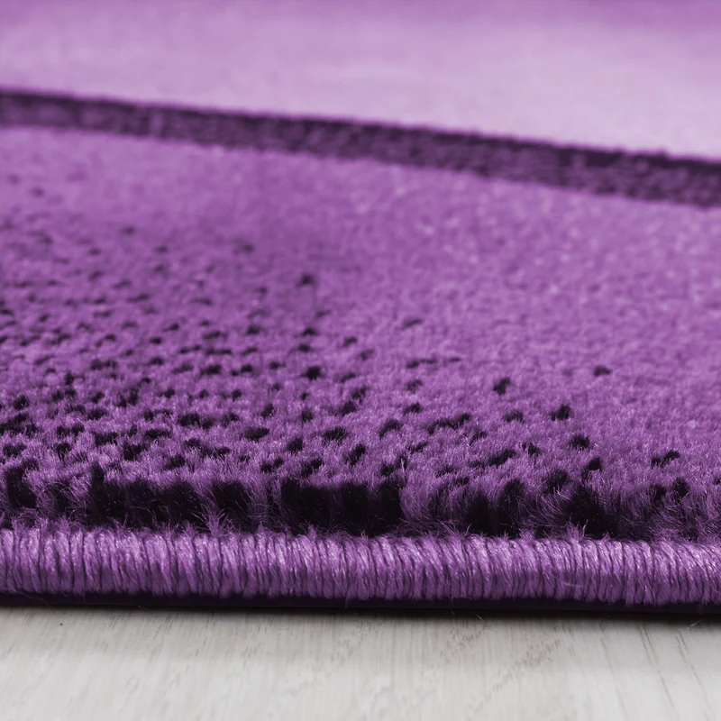 Kurzflor-Teppich Farbverlauf – Waschbar & Strapazierfähig | Heatset-Veredelung für Wolloptik