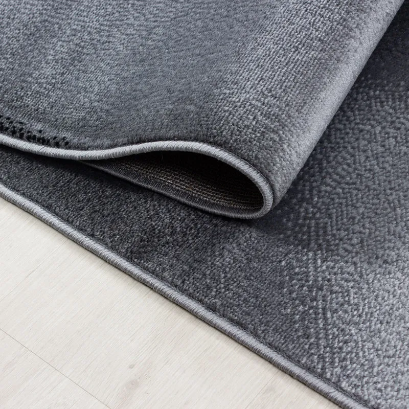 Kurzflor-Teppich Wellen-Muster – Waschbar & Strapazierfähig | Heatset-Veredelung für Wolloptik