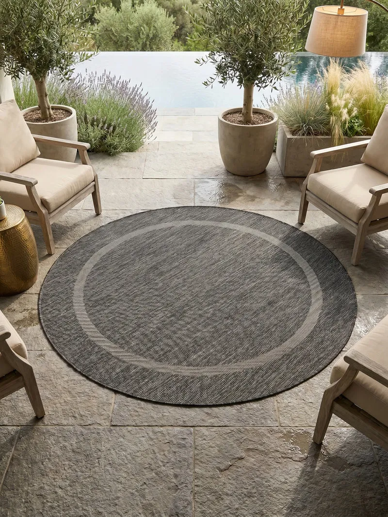 Outdoor-Teppich Einfarbig – Waschbar & Wetterfest für Balkon & Terrasse