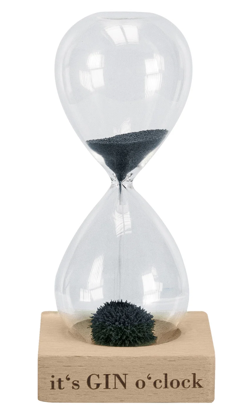 Deko GIN O'CLOCK Schwarz M