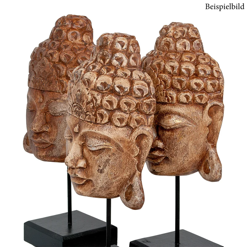 Buddha Maske KAPELA auf Standfuß