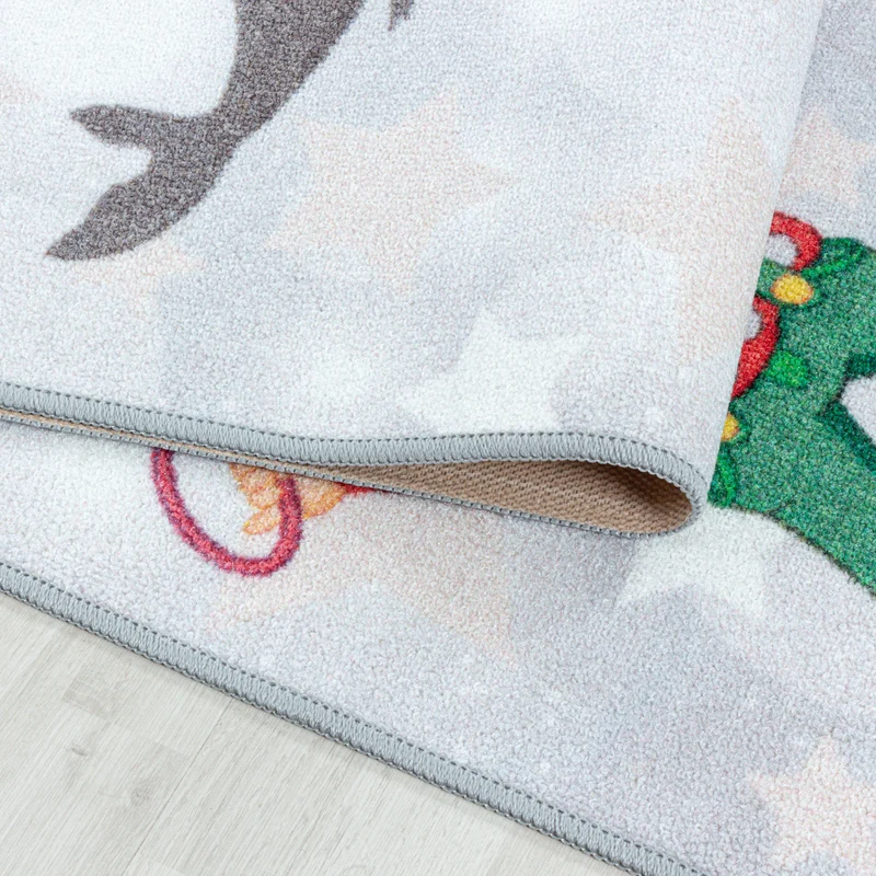 Kinderteppich Hüpfkästchen – Waschbar & Rutschfest zum Spielen für Kinderzimmer
