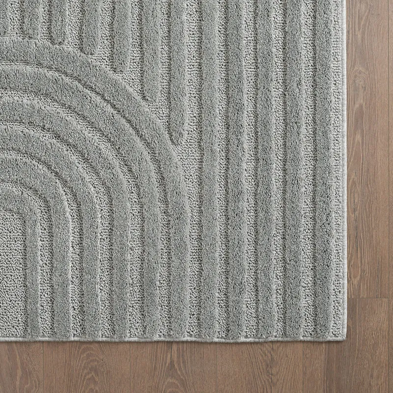 3D Hochflor-Teppich Skandinavisch Boho – Waschbar | Hoch-Tief-Effekt | Saugroboter-geeignet