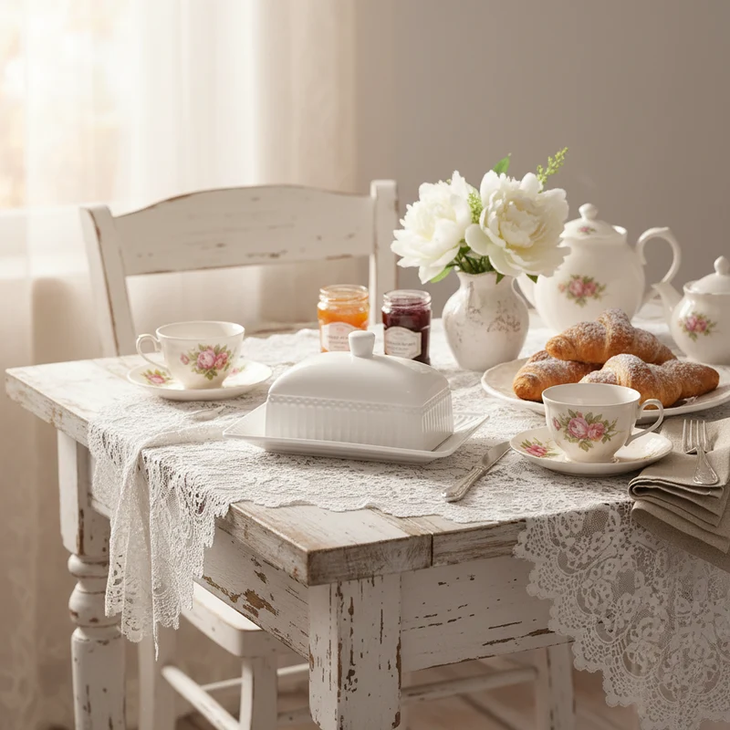 GreenGate Butterdose Alice Weiß (M)